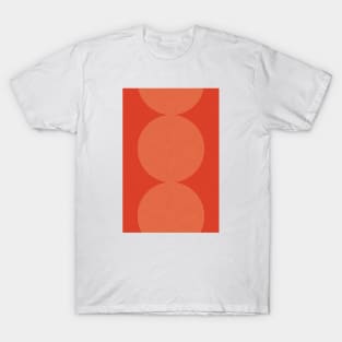 Radial Mid Century Geometric Art, Modern Wall Art T-Shirt